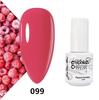 GELPOLISH Nail Art Set: Base, Top Coat, Transparent & White Gel Polishes