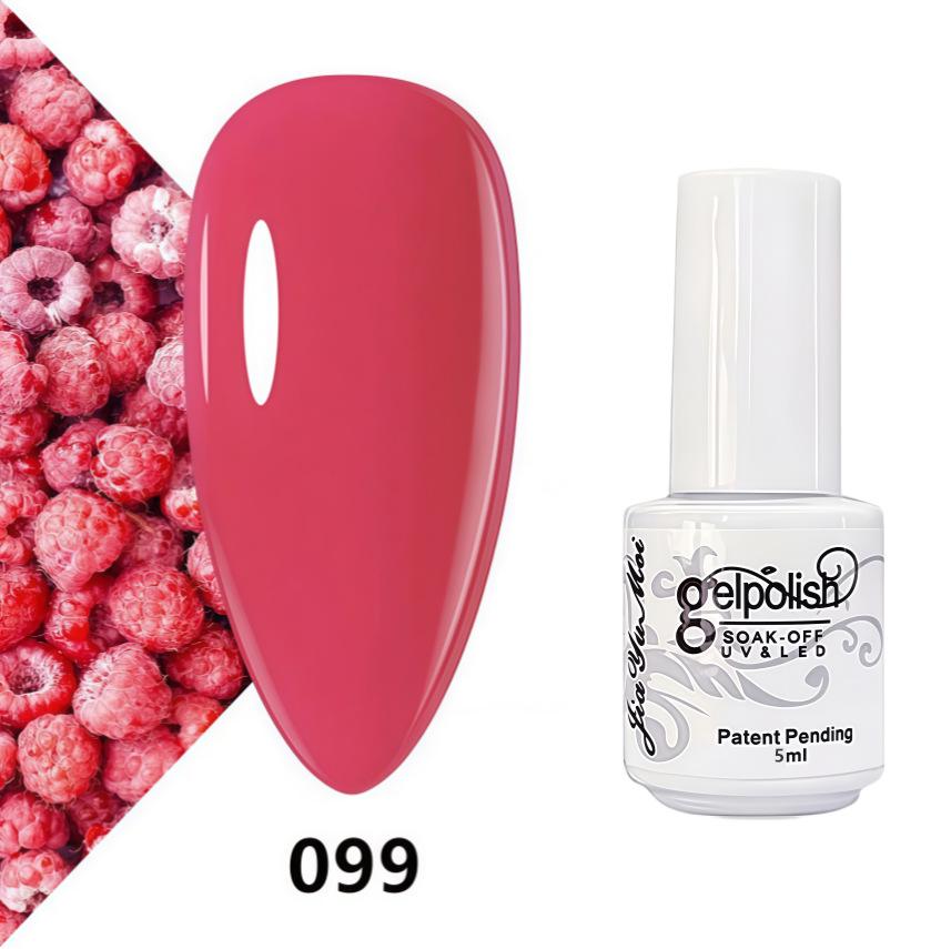 GELPOLISH Nail Art Set: Base, Top Coat, Transparent & White Gel Polishes