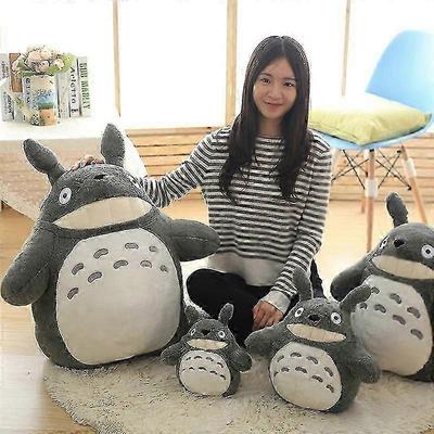30cm Kawaii Pluszowe Zabawki Totoro Wypchane Miękkie Zwierzątko Poduszka Totoro Zabawki dla Dzieci Prezent 26-27s
