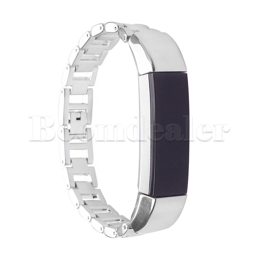 Elegant Stainless Steel Watch Band Wrist Strap For Fitbit Alta Hr With Quick Release Clasp
