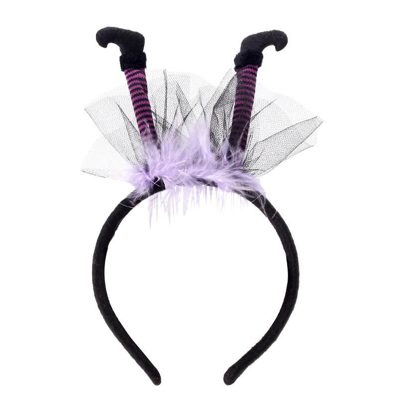 Leg Witch Halloween Headband Costume Accessory For Cosplay Parties And Gifting