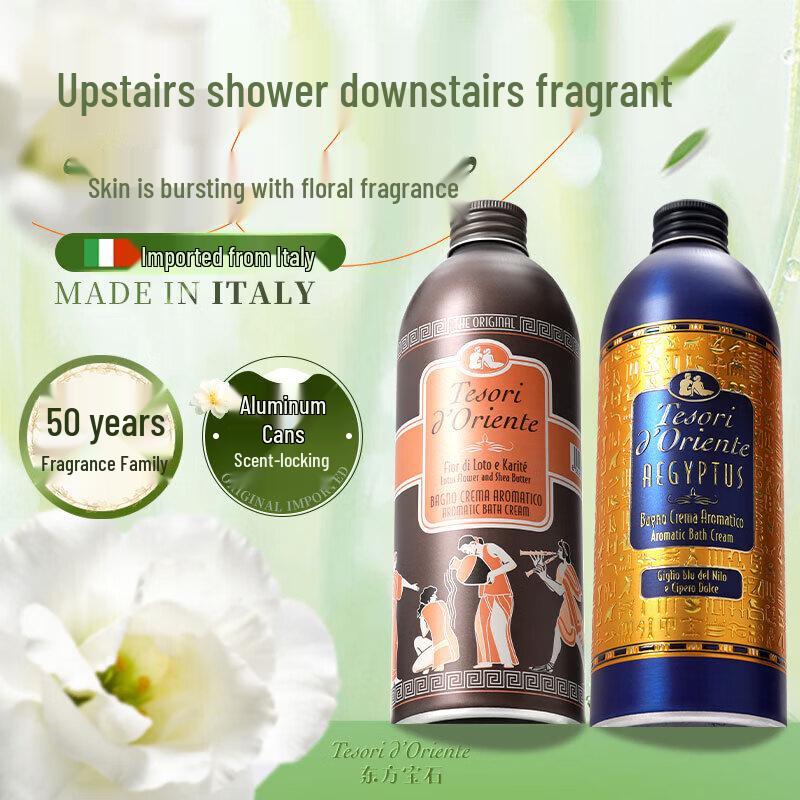 Tesori D’oriente Fragrance Shower Gel Set (Water Lily & Egyptian Queen)