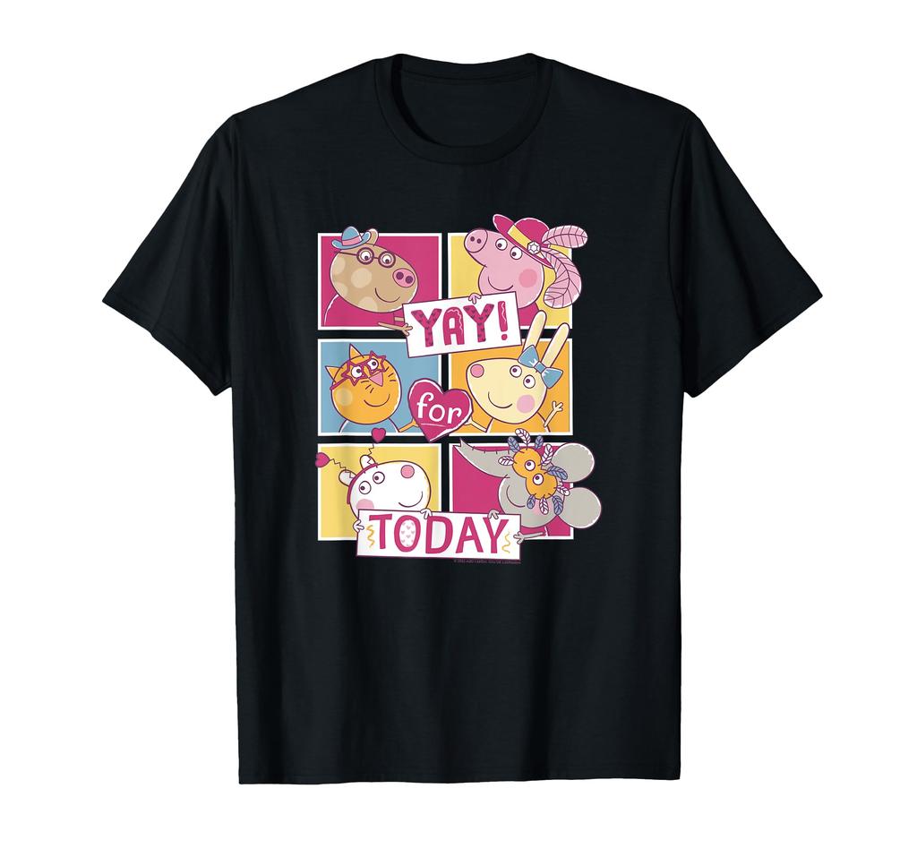 Peppa Pig Yay! For Today Special Party Group Shot T-Shirt