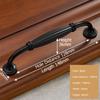 KAK European Style Solid Zinc Alloy Cabinet Handles Modern Vintage Drawer Knobs Cupboard Wardrobe Door Handles Furniture Handles