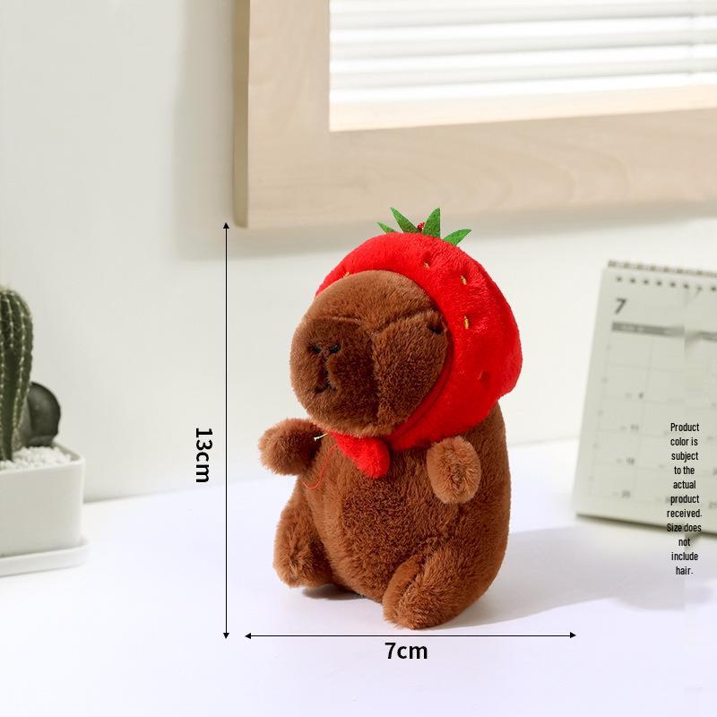 Capybara Plush Keychain Ornament Toy