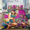 Jojolion Abenteuer Bequeme Bettdecke Bettbezug Kissenbezug Bettwäsche-Set Kinderzimmer Dekoration Heimtextilien
