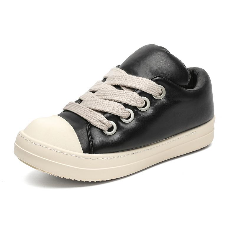 Grosse tête une pédale gros Ding chaussures décontractées tendance chaussures pour hommes chaussures pain chaussures tendance hauteur tige basse semelle épaisse rehaussante polyvalent mode chaussures de skate