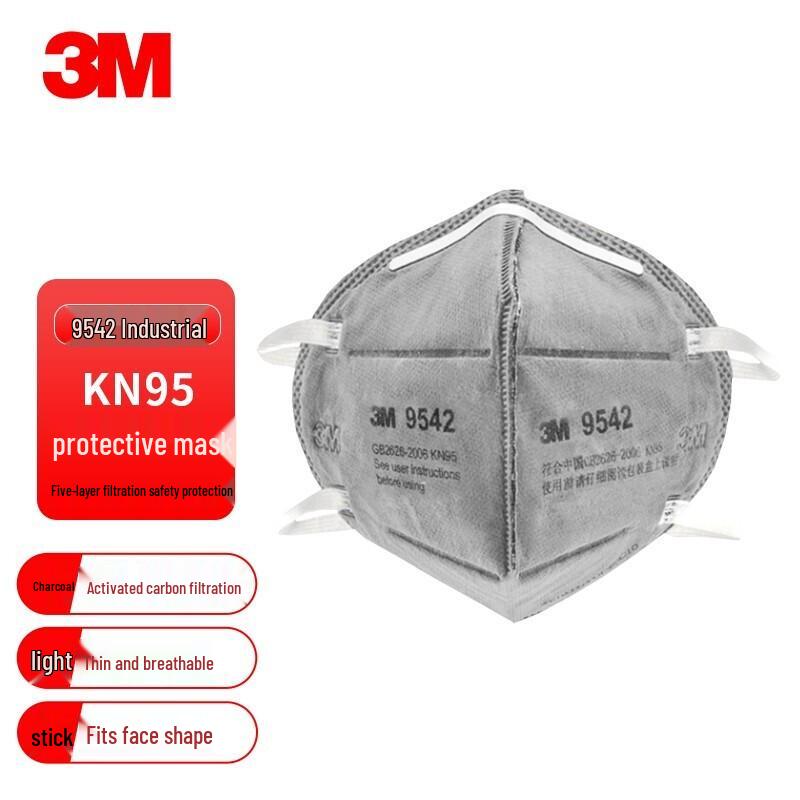 3M KN95 Active Carbon Respirator Mask 25 Pcs