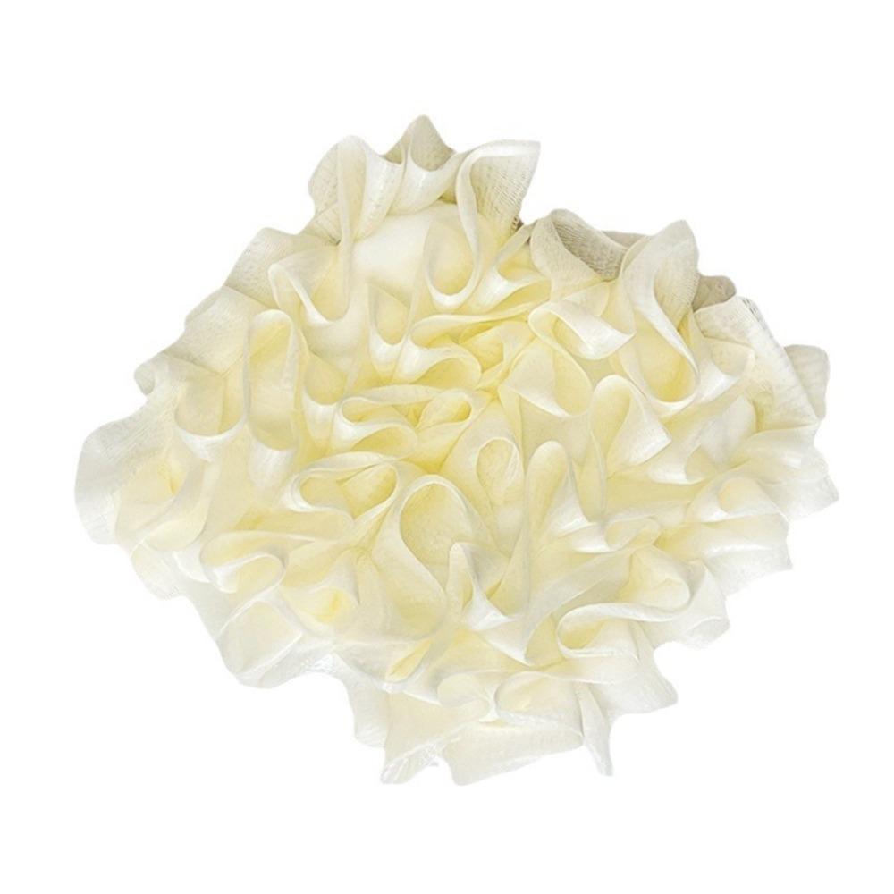 

Double-sided Bath Ball Towel Drawstring Closure Shower Mesh Ball Skin Care Bathing Tool