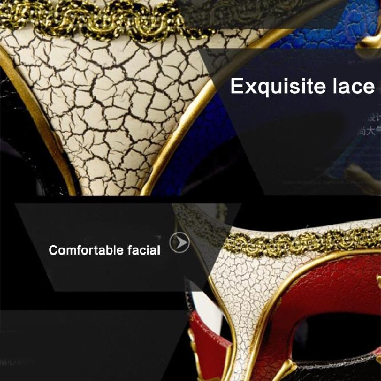 Masquerade Half Face Cover Halloween Eyemask Costume Half Face Cover Masquerade Costume Decoration for Women Men