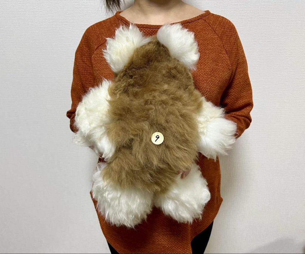 [USED] Alpaca Teddy Bear, 100% Baby Alpaca, Large Size