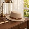 Warm Formal Hat Belt Ornament Opper Hat Trendy Bucket Hat  Autumn and Winter