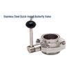 OIMG Manual Quick-Connect Clamp Sanitary Dust Butterfly Valve