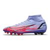 Nike Kylian Mbappé X Mercurial Superfly 8 Academy AG Flames Unisex Sneakers Purple Light-Thistle Indigo-Burst DJ3984-506
