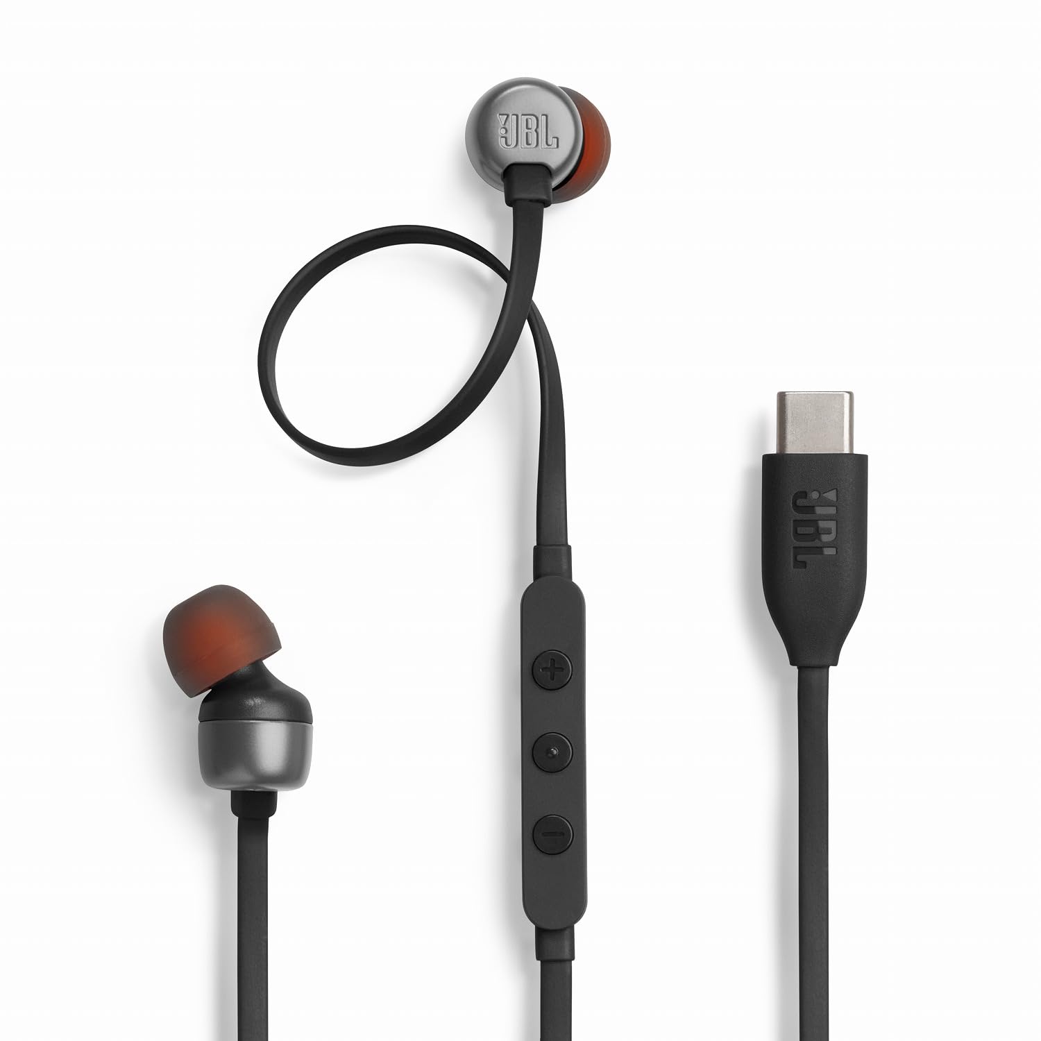

Навушники JBL TUNE310C з USB Type-C, ЦАП 96 кГц/24 біт, Пульт з 3 кнопками та мікрофоном, Плоский кабель, 9-мм динамік, Чорний