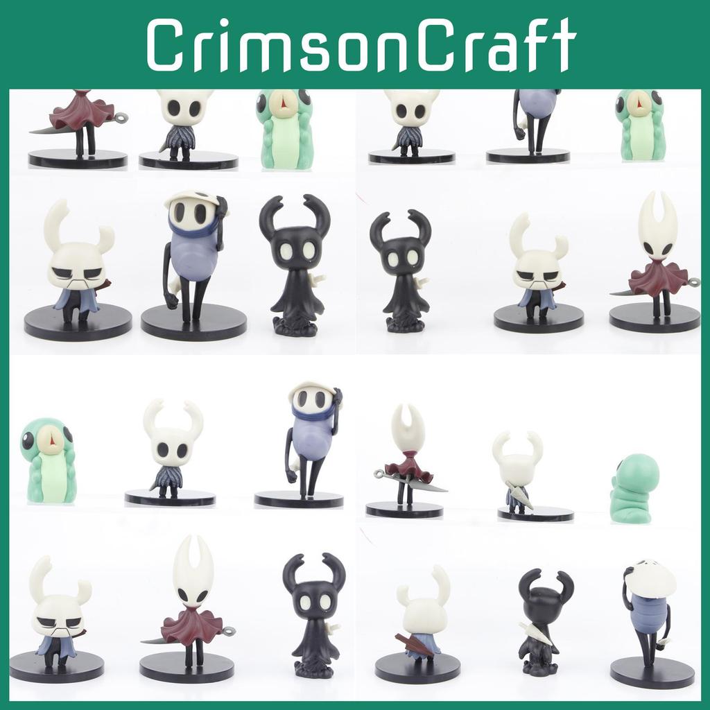 Niedliche Ritter-Silksong-Actionfiguren aus hohlem PVC mit Hornet Zote Designs Quirrel