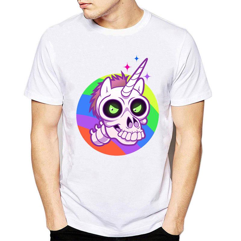 Lucky Unicorn Face Unisex Jersey Short Sleeve Tee main image 1