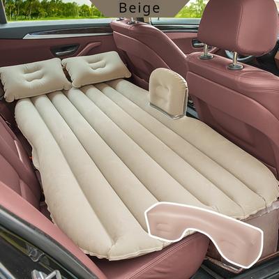 Ultraweiches, beflocktes, umweltfreundliches Gewebe, aufblasbares Autobett, Luftkissenbett, Auto-Reisebett, tragbar und komfortabel