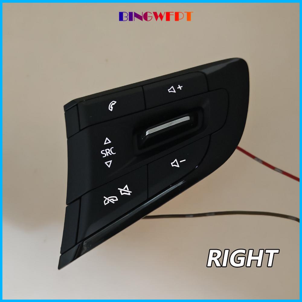 Cruise Control Switch Multifunction Steering Wheel Button Audio Cruise Speed Control For Chevrolet Trax Tracker 2019-2023 Right-Volume switch