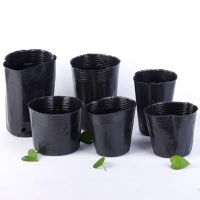 500pcs/set New Disposable Plant Propagation Pots Plastic Black Seedling Cup Plant Nutrition Cups Garden Tools