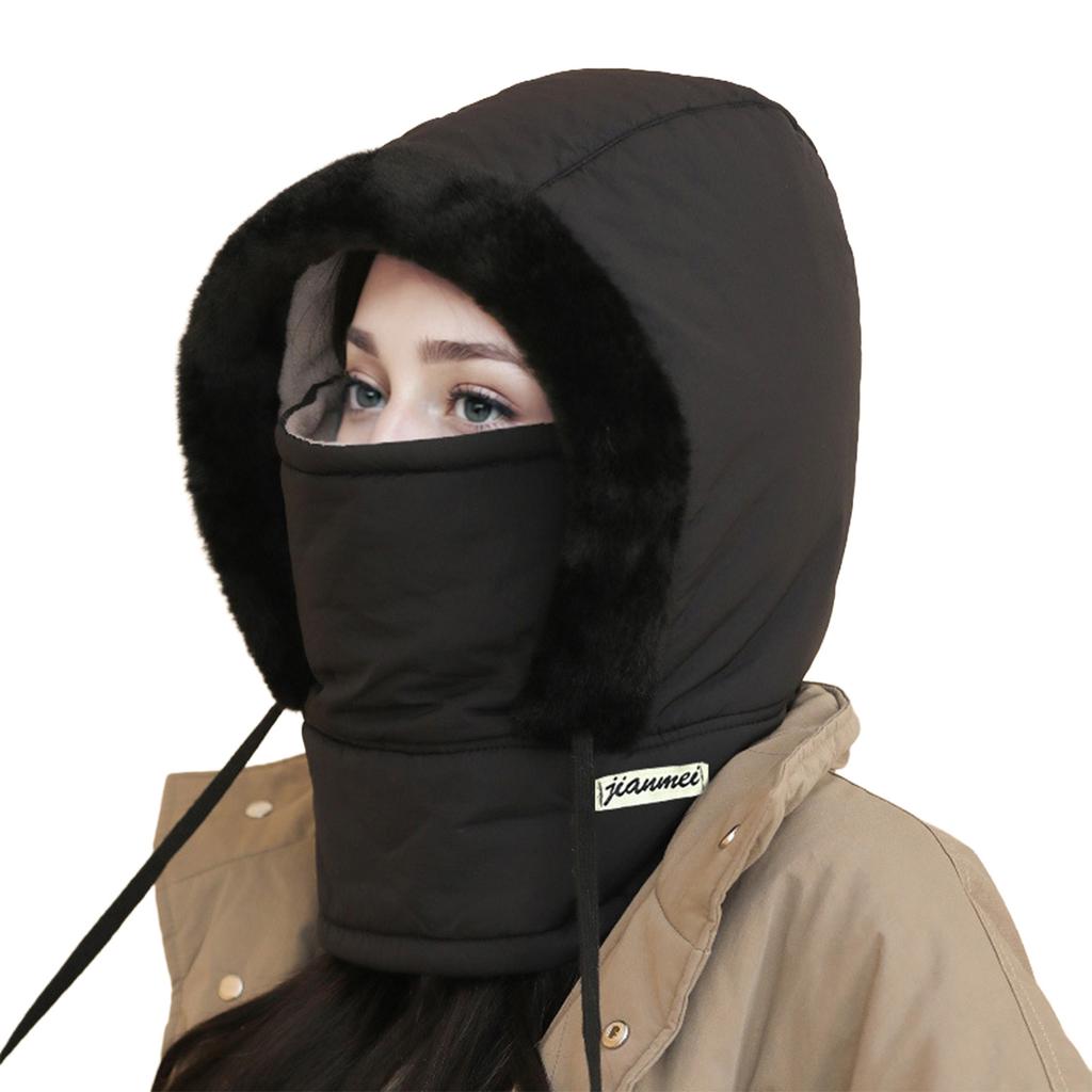 Zimowa czapka puchowa z kapturem Unisex Pogrubiona Ciepła Wiatroszczelna i Wodoodporna Czapka Dla Mężczyzn Kobiet Outdoor Narciarstwo Turystyka