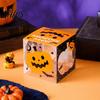 Holiday Goodie Boxes 10 Pcs Halloween Treat Boxes, Cute Small Party Favors Box, Castle Clear Window Gift House Shaped Container for Candy Cookie Snack