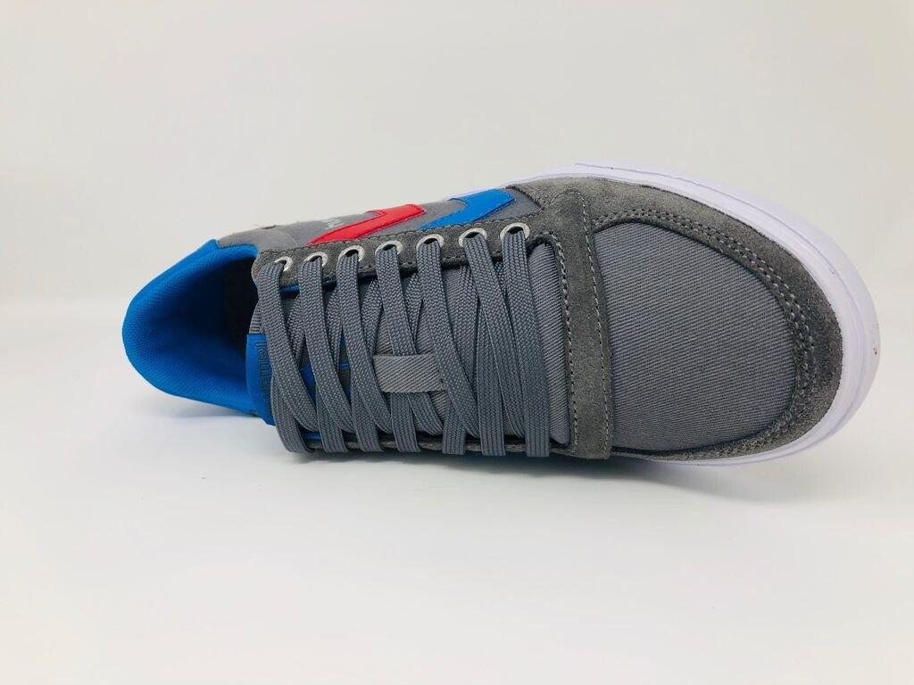 Кроссовки Hummel Slimmer Stadil Low Canvas castlerock/ribbon red/brilliant blue