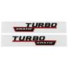 Hot 2025 3D ABS Car Fender Badge For Mercedes BENZ CLA45 GLA45 X156 A45 C117 X247 GLE53 Turbo AMG 4MATIC Emblem Logo Sticker Acc