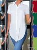 2026 Summer Fashion Women's POLO Collar Simple Blouse Shirt