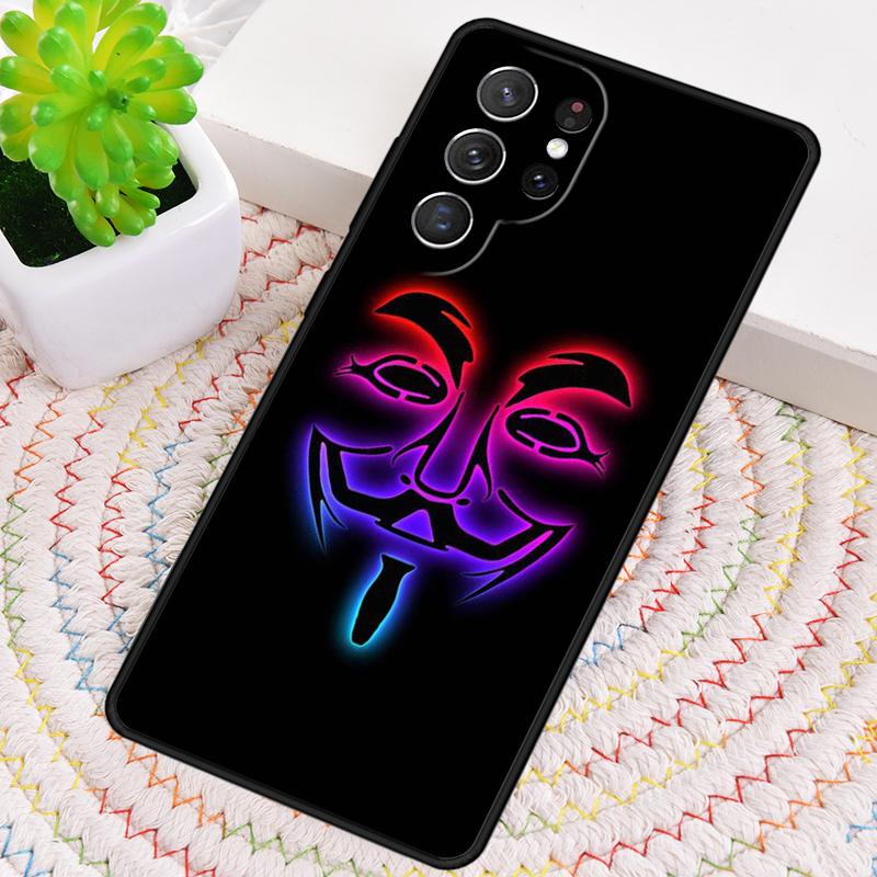 Anonymous Phone Case for Samsung Galaxy note 10 pro S26 Ultra S23 S24 FE S25 S21 S22 PLUS shockproof Cove