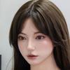 Head with Realistic Oral Function 100% Silicone Compatible with 130-180cm Sex Dolls M16 Thread Interface Wig & Implant Hair Options 3kg