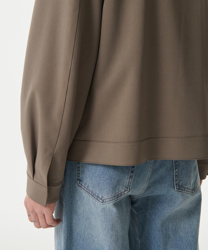 Musinsa Standard Relaxed Minimal Jacket [Light Brown]