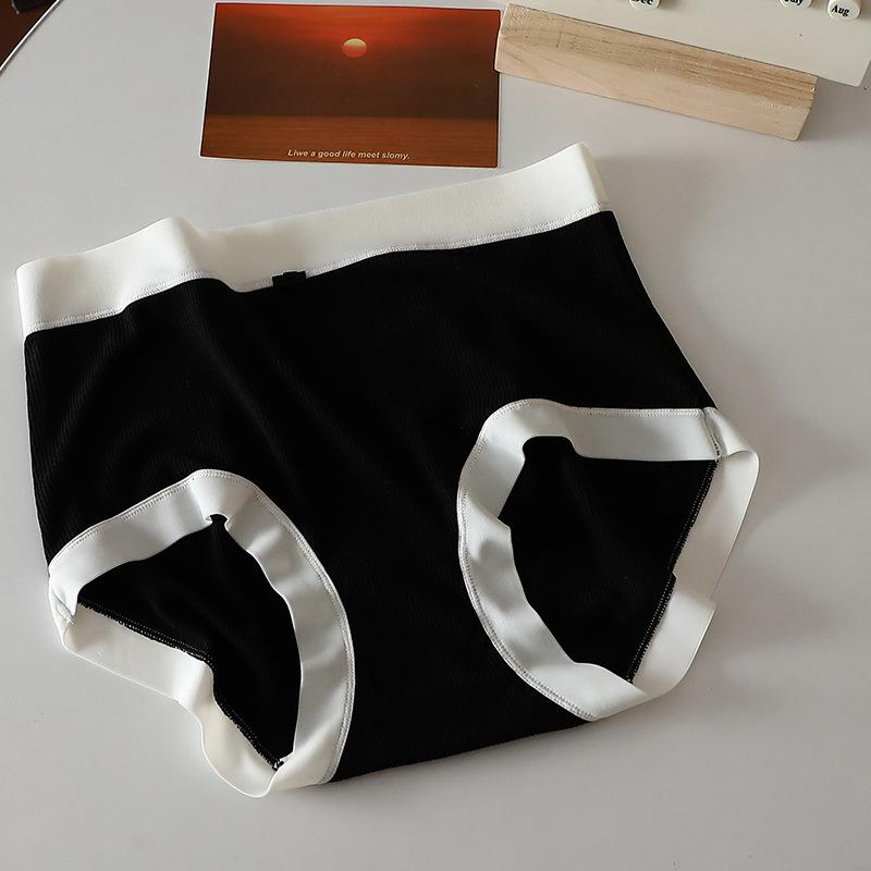 

Простые спортивные трусики-треугольники с высокой посадкой, однотонные, приятные к коже, удобные и бесшовные женские трусики One size