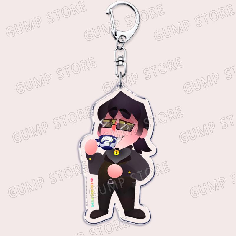 Game YKMET Boyfriend To Death Keychain for Accessories Cute Pet Strade Ren Lawrence Keyring Jewelry Friends Fans Gamers Gifts