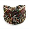European American Women's Hair Band African Print Pattern Wide Edge Elastic Knot Sports Yoga Headband Women's Headwear Hair