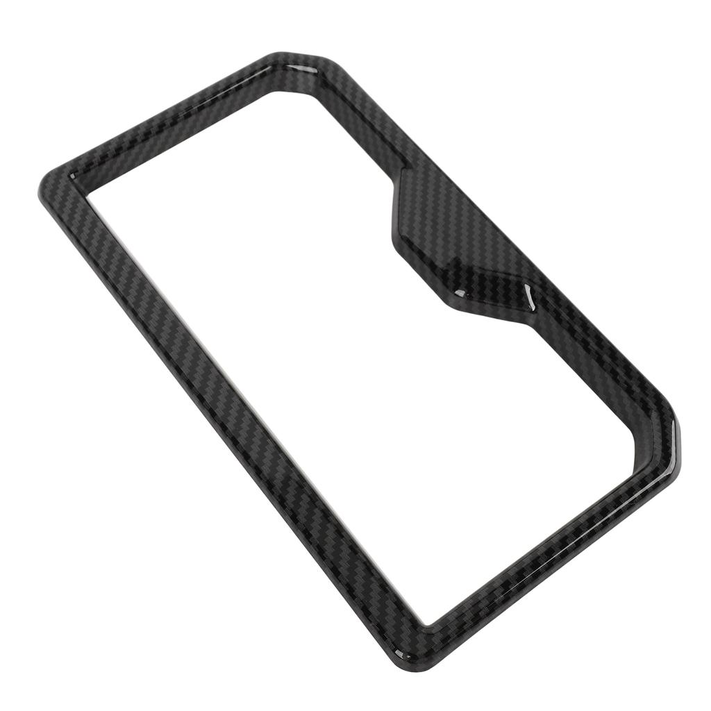 Water Cup Holder Frame Cover Trim Carbon Fiber Style Center Console Water Cup Holder Frame Decorativ