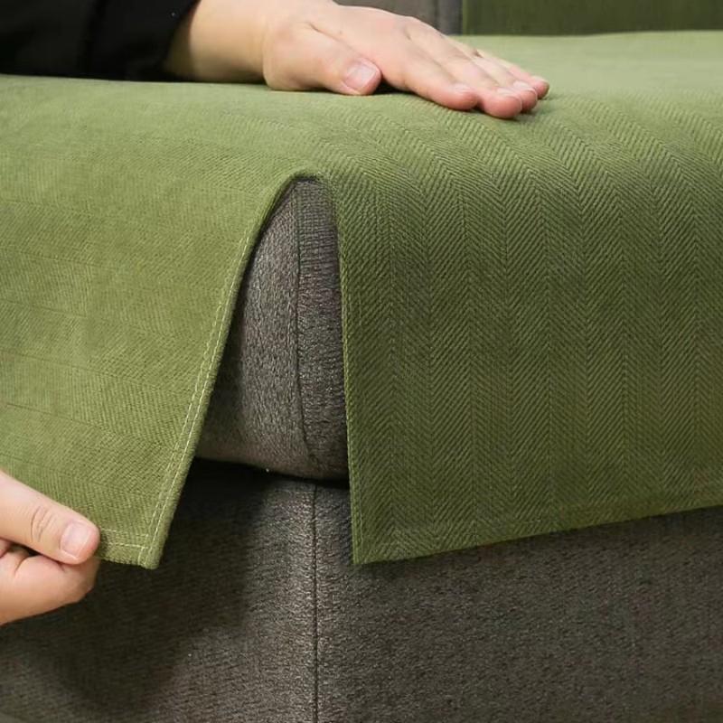 Chenille Sofakissen Nordisch Schlichtes Sofakissen Vier Jahreszeiten Universal Rutschfestes Kissen Moderner Modebezug