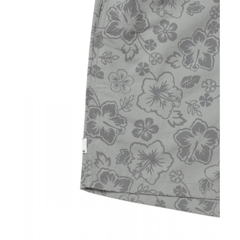 Thisisneverthat Big Logo Nylon Shorts Grey
