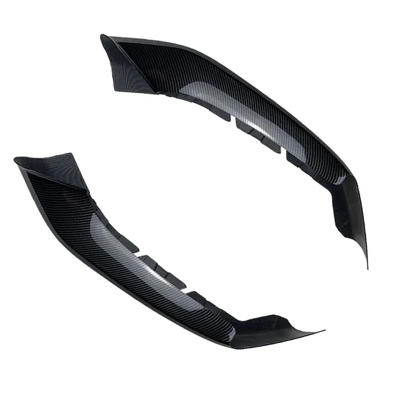 Car Front Bumper Splitter Lip Canard Decoration Trim For BMW 5 Series G30 G31 G38 520i 525i 530i 540i M Sport 2017-