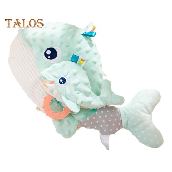 

Baby Sleep Tail Patting Toy 15 Inch Baby Butt Patter Toy for Sleeping Comforting Mood Calming Pillow Whale