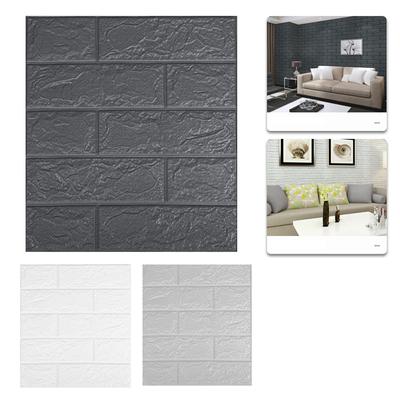 10Pcs 3D Wall Sticker Imitation Brick Bedroom Home Decoration 35*38.5cm Waterproof Self Adhesive Wallpaper For Living Room