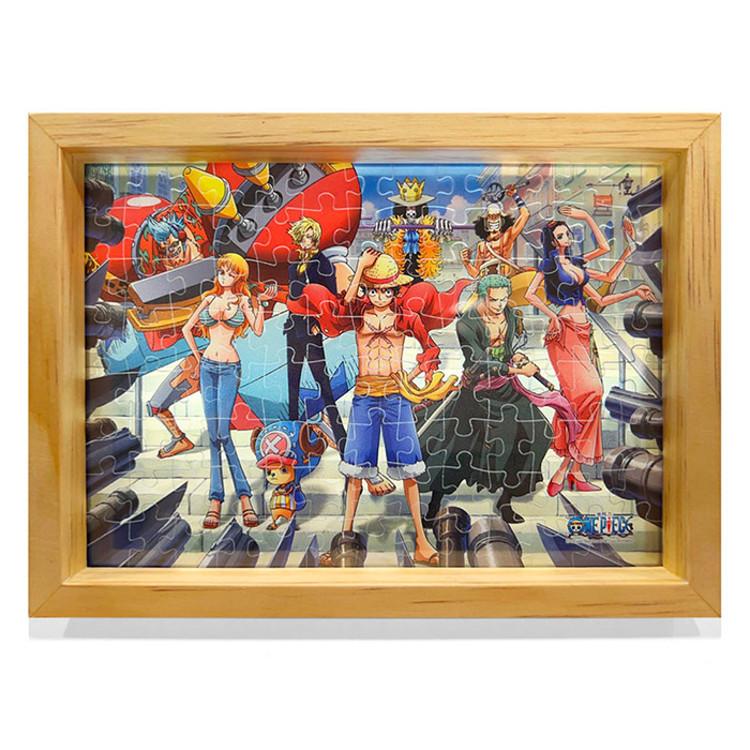 100 Piece Jigsaw Puzzle - One Piece Wings of Freedom (Mini. Crystal. Frame), Popular Korean Puzzle