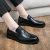 Fashion Mens Formal Business Designer Casual Leather High Quality Shoes for Men Dress Office Luxury Male Loafers Breathable Oxfords 2024