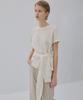 Ssikeoseun Bolero Layered T-Shirt - Ivory