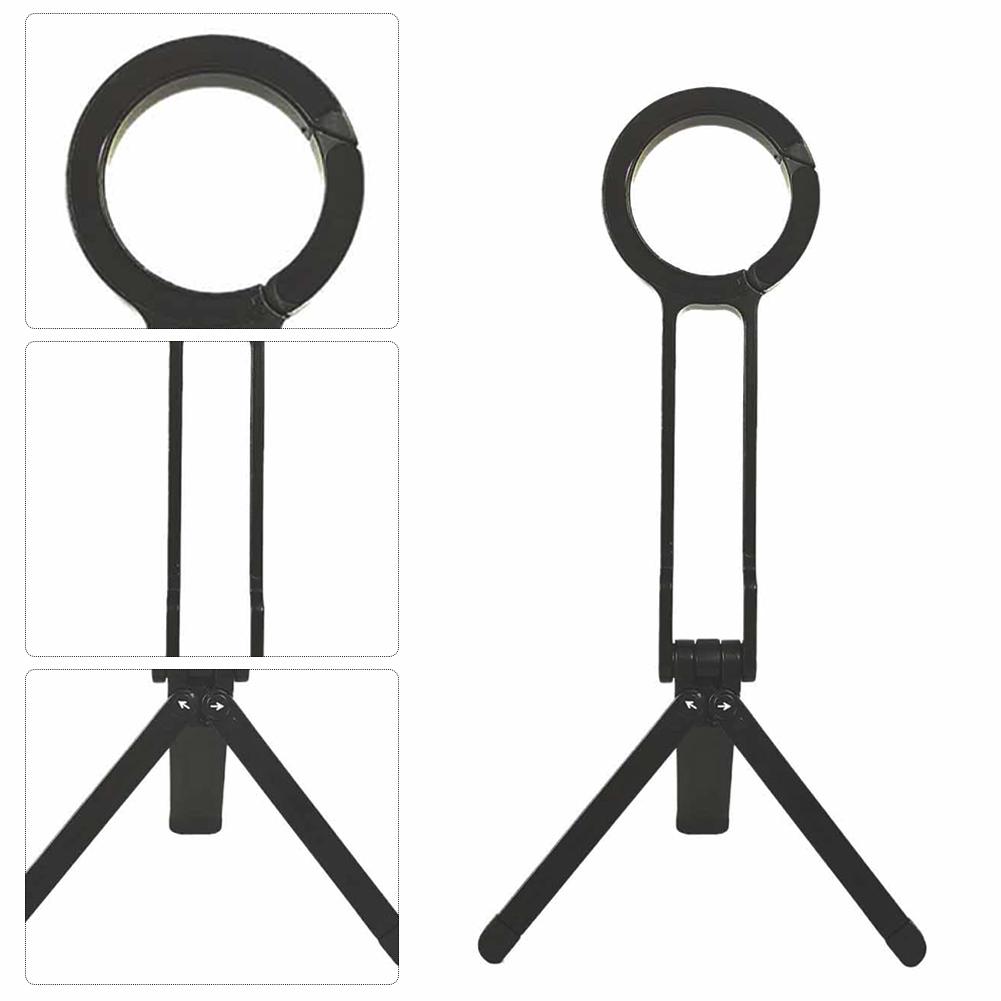 Carabiner-Mounted Phone Tripod Rotating Magnetic Ring Phone Holder Multi-Function Desk Mount Phone Handle Holder for iPhone China Mainland