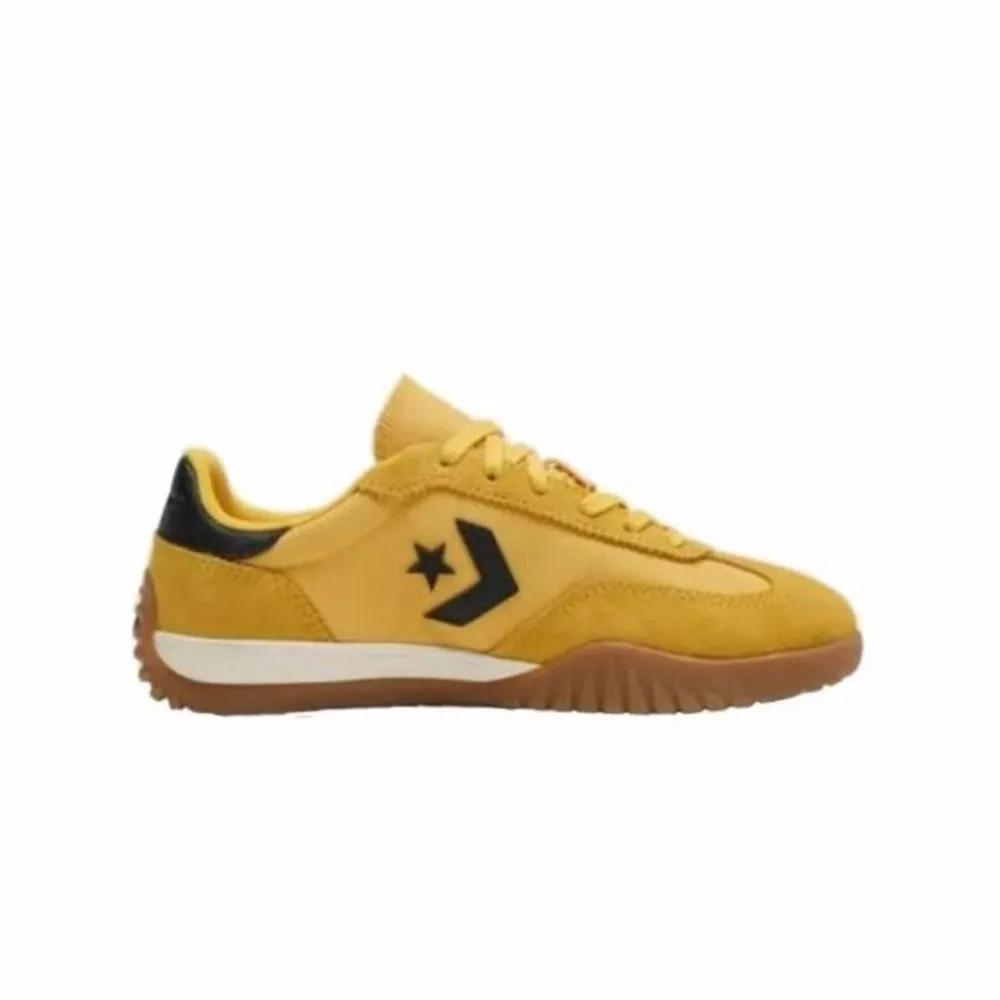 Converse Run Star Trainer OX Suede Gold Palm Low-Top Canvas Shoes A16659C 250