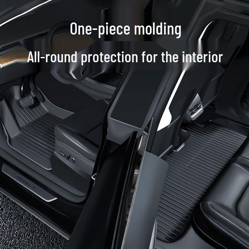 Full Coverage TPE Floor Mats for 2025 Tesla Model 3/Y