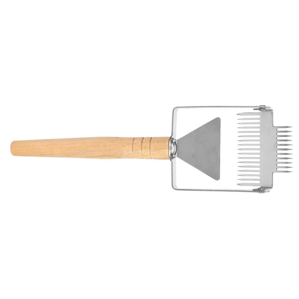 Beehive Honey Scraper Double Head Uncapping Fork Shovel Tool Beekeeping Equipment