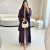 Elegantes zweiteiliges Set aus Cardigan und Hijab - 2025 TikTok Mode, Dubai & Türkei Edition