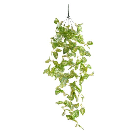 Hanging Artificial Green Plants UV Resistant Realistic Fake Leaf Vine Ivy Wedding Party Indoor Outdoor Garden Wall Hanging Faux Greenery Decoration